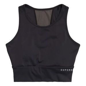 Superdry Sport Mesh Back Black Sports Bra
